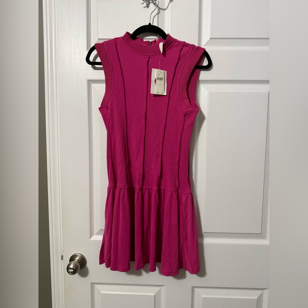 NWT Anthropologie Daily Practice Buzzer Beater Sleeveless Mini Dress- S- - Picture 2 of 5